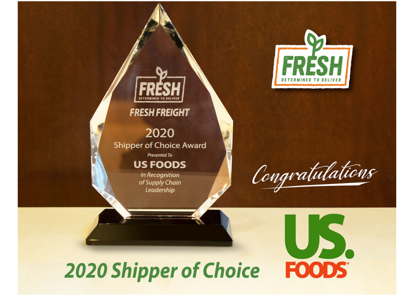 Fresh Freight recognizes US Foods for supply chain leadership The Packer